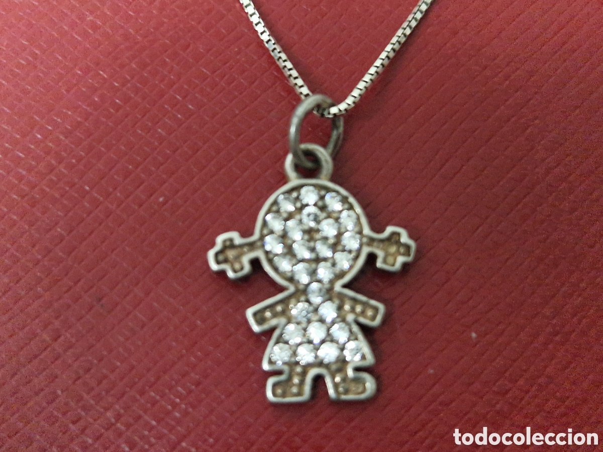 Joyeria: COLGANTE Y CADENA PLATA Y CIRCONITAS - Foto 1