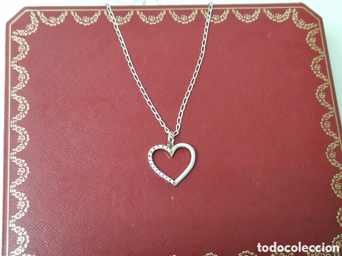 Joyeria: COLGANTE DE PLATA Y CADENA CON CORAZON - Foto 3