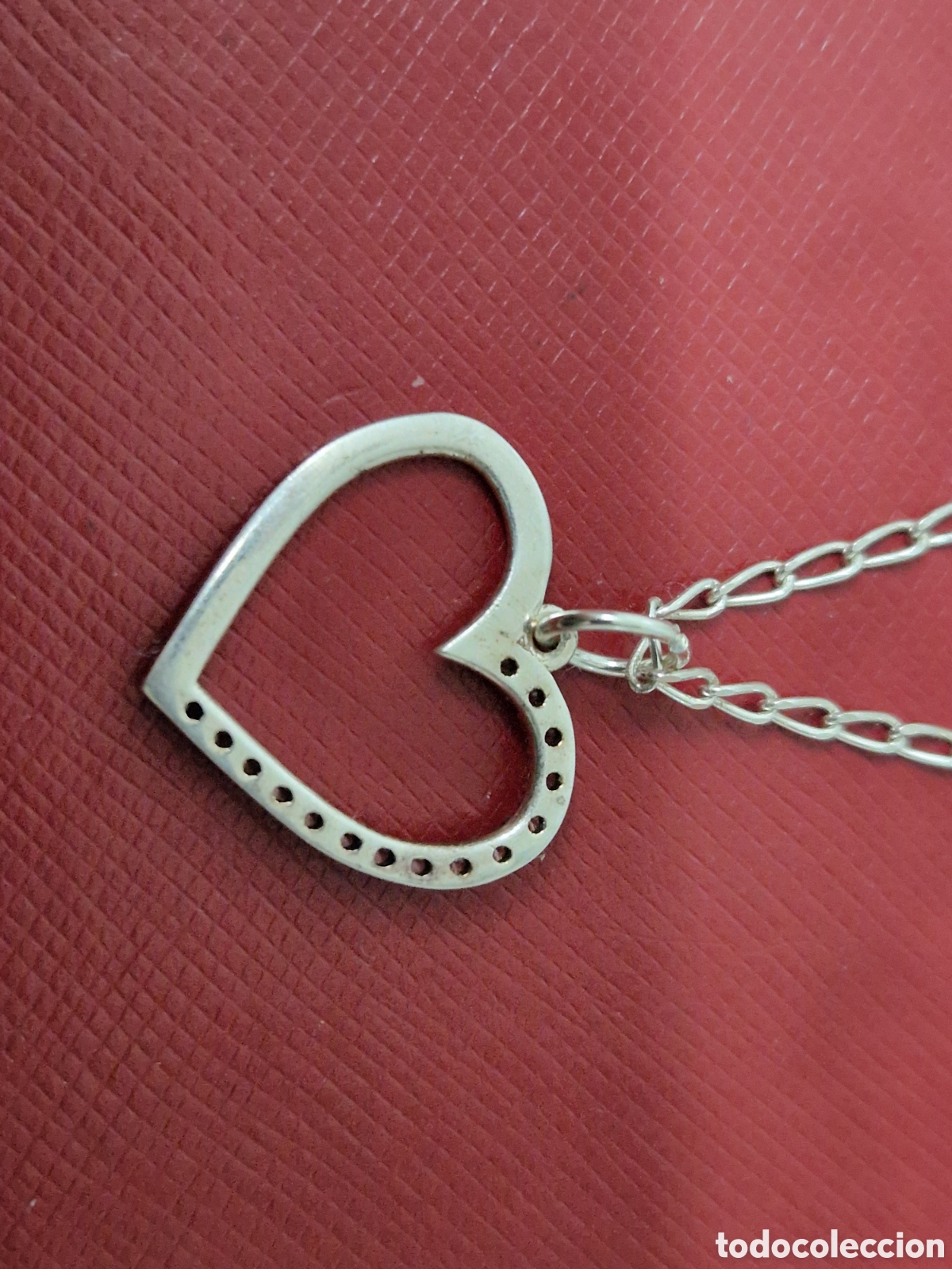 Joyeria: COLGANTE DE PLATA Y CADENA CON CORAZON - Foto 4