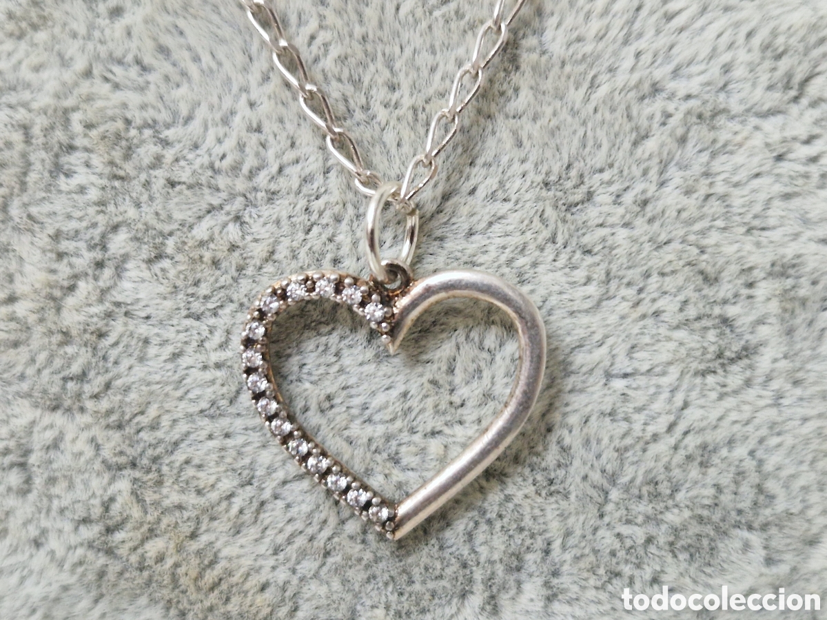 Joyeria: COLGANTE DE PLATA Y CADENA CON CORAZON - Foto 6