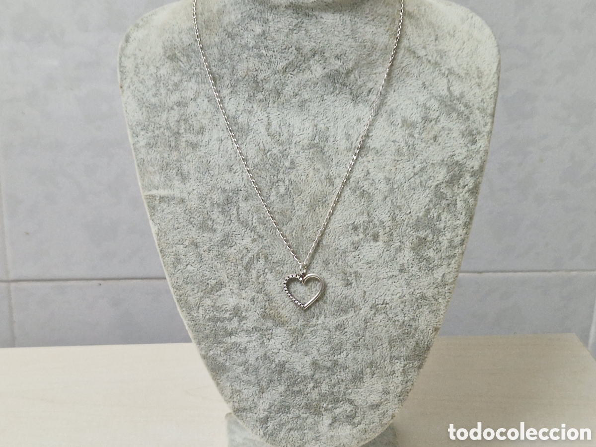 Joyeria: COLGANTE DE PLATA Y CADENA CON CORAZON - Foto 7