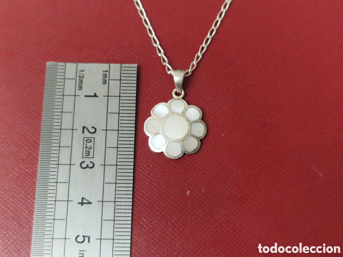 Joyeria: CADENA Y COLGANTE PLATA Y NACAR - Foto 5