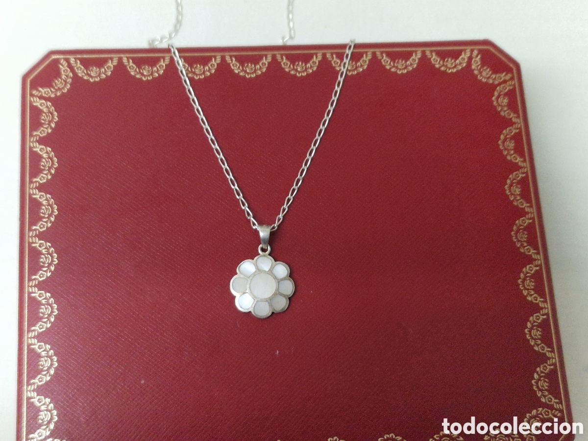 Joyeria: CADENA Y COLGANTE PLATA Y NACAR - Foto 7