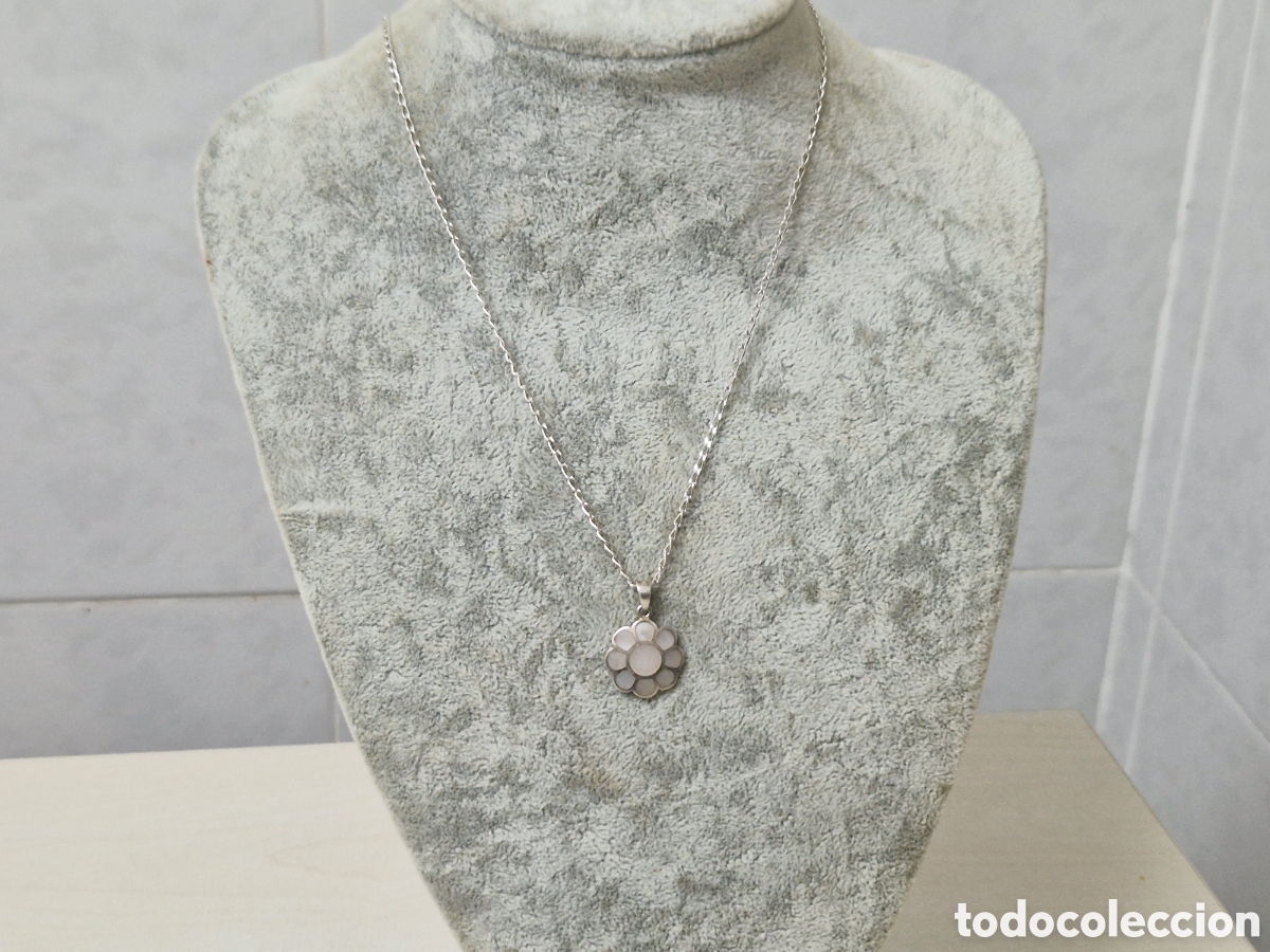 Joyeria: CADENA Y COLGANTE PLATA Y NACAR - Foto 8