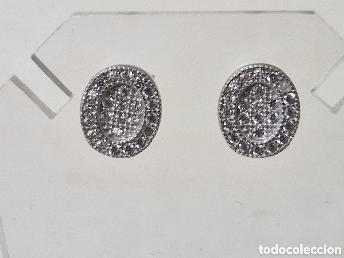 Joyeria: PENDIENTES PLATA RODIADA Y CIRCONITAS - Foto 2