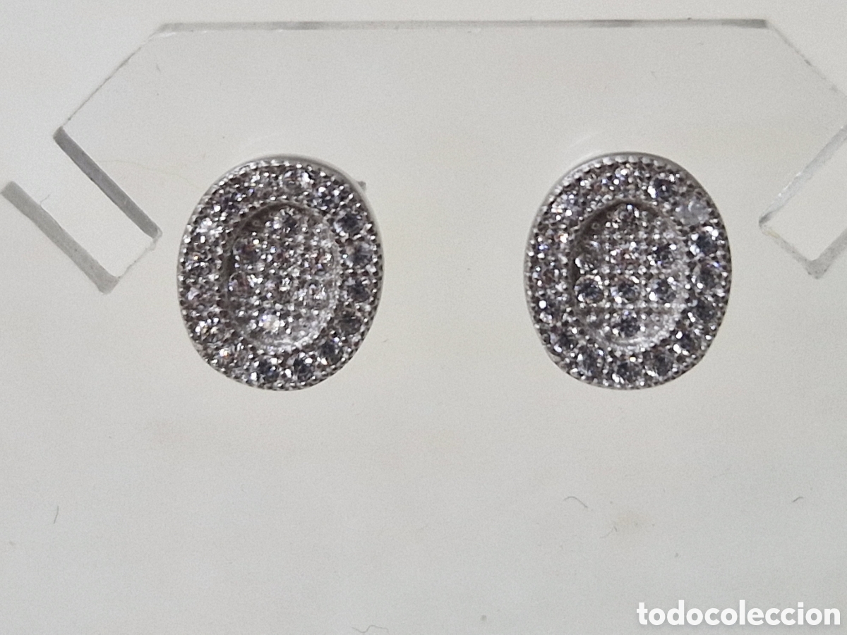 Joyeria: PENDIENTES PLATA RODIADA Y CIRCONITAS - Foto 1
