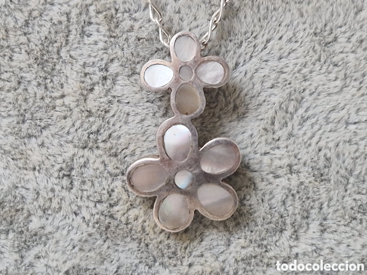Joyeria: COLGANTE Y CADENA EN PLATA DE LEY NACAR - Foto 1