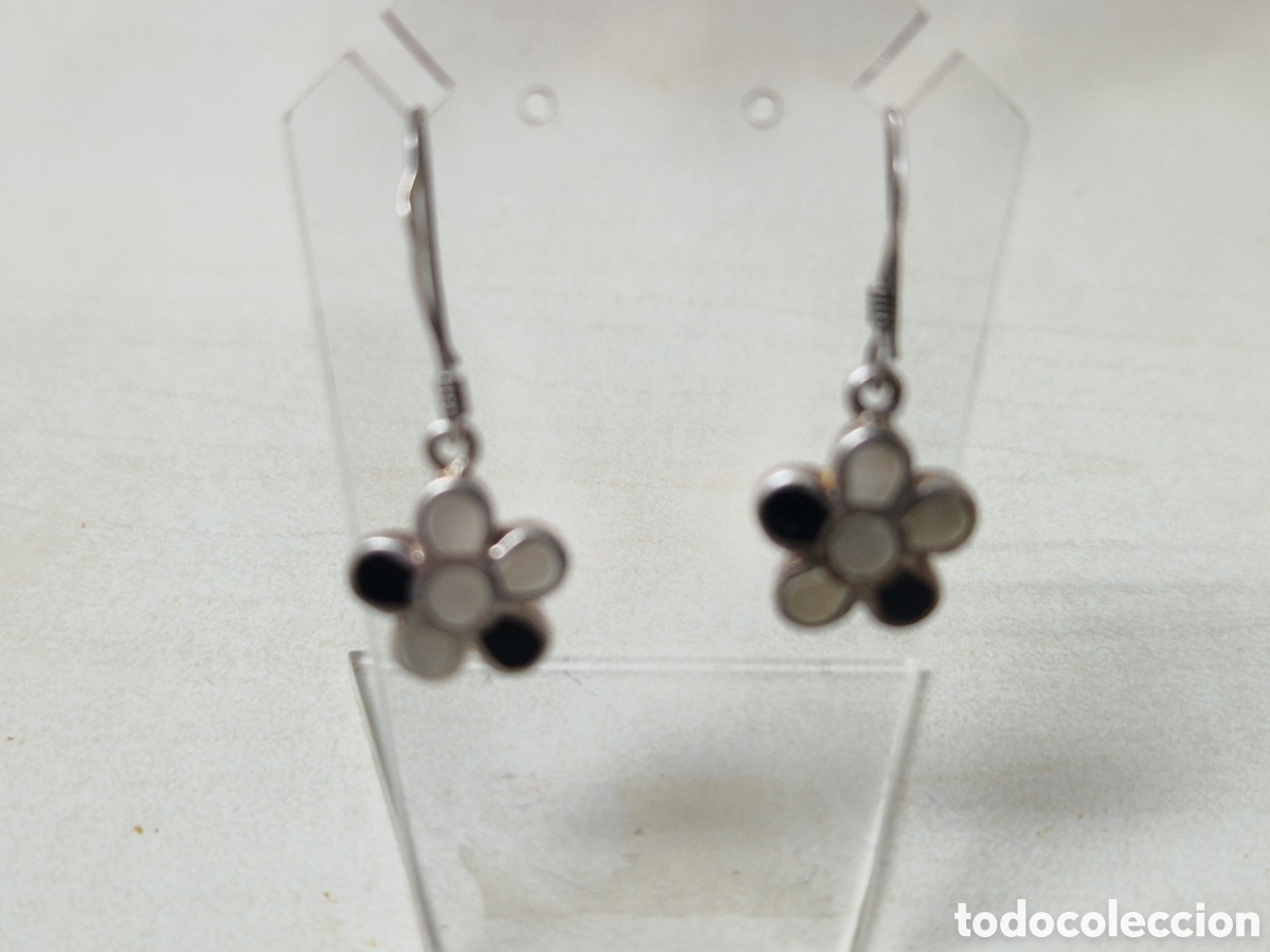 Joyeria: PENDIENTES EN PLATA Y NACAR - Foto 2