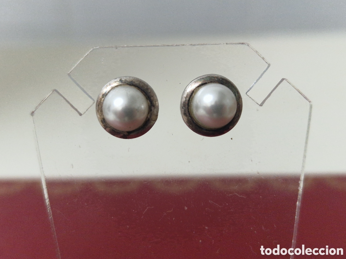 Joyeria: PENDIENTES DE PLATA Y PERLA - Foto 2