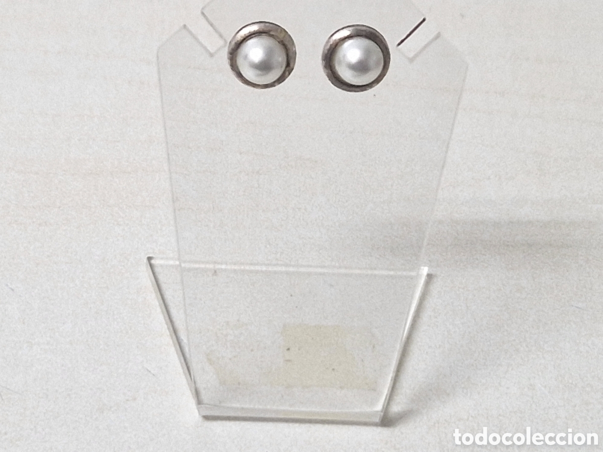 Joyeria: PENDIENTES DE PLATA Y PERLA - Foto 3