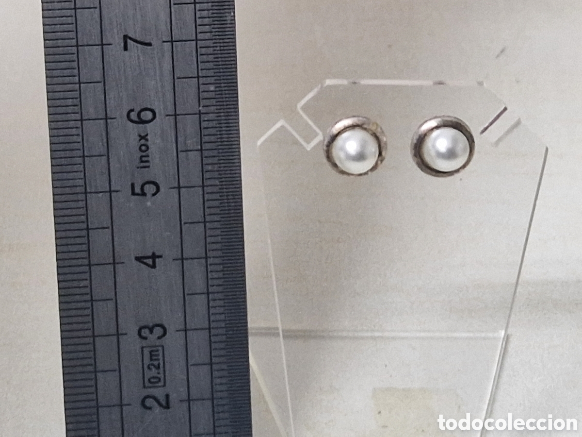Joyeria: PENDIENTES DE PLATA Y PERLA - Foto 4
