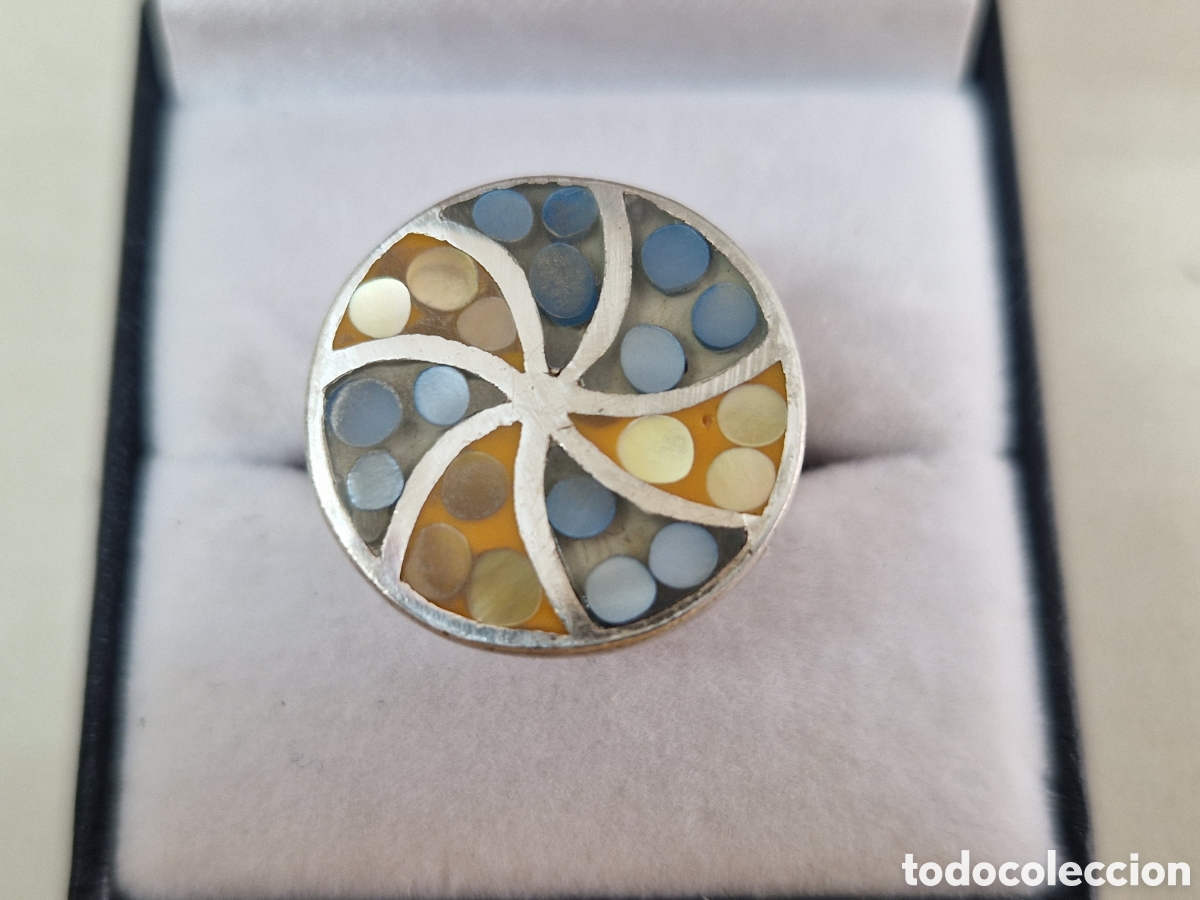 Joyeria: PRECIOSO ANILLO PLATA Y NACAR - Foto 7