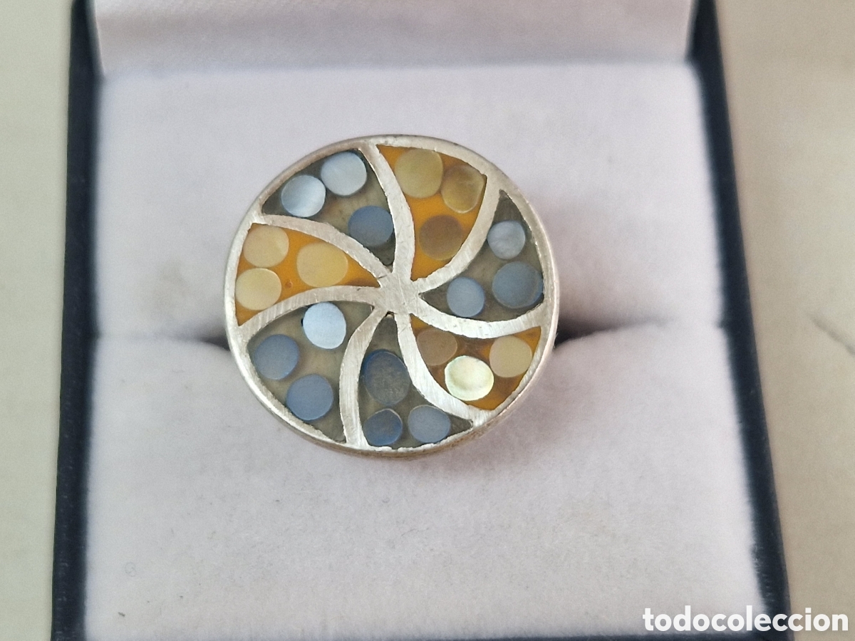 Joyeria: PRECIOSO ANILLO PLATA Y NACAR - Foto 1
