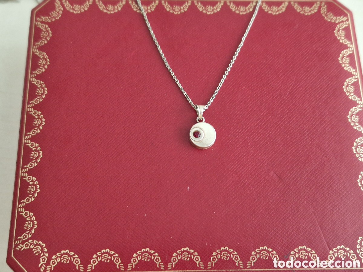 Joyeria: CADENA Y COLGANTE PLATA Y RUBI - Foto 5
