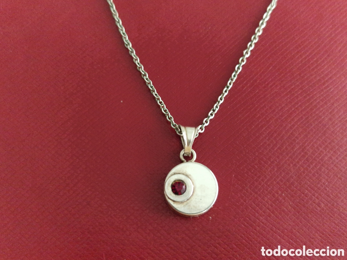 Joyeria: CADENA Y COLGANTE PLATA Y RUBI - Foto 6