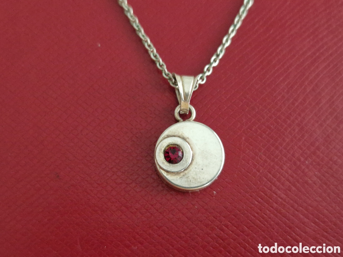 Joyeria: CADENA Y COLGANTE PLATA Y RUBI - Foto 7