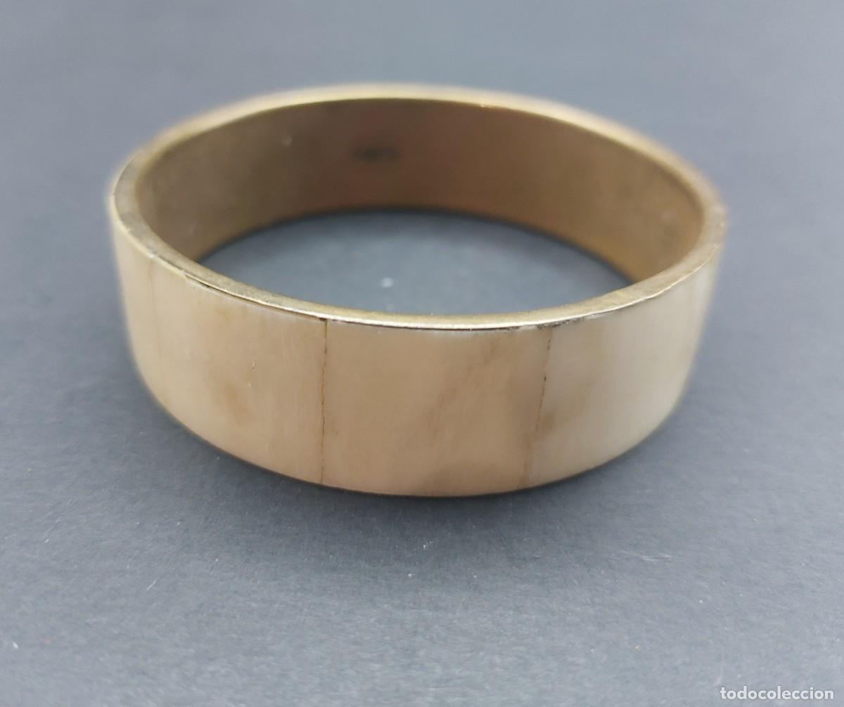 Joyeria: BRAZALETE DE HUESO EN METAL - Foto 2