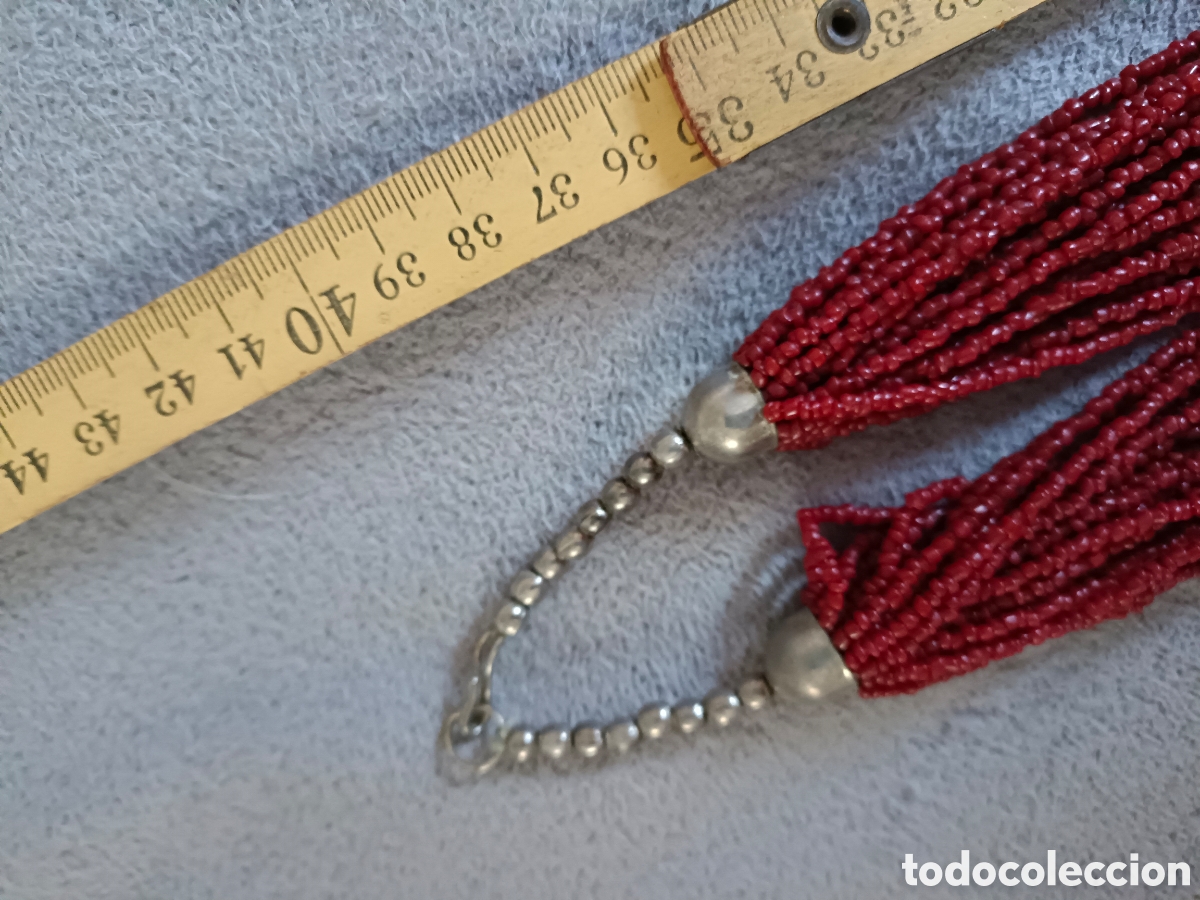 Joyeria: Collar de muchas vueltas rojo - Foto 3