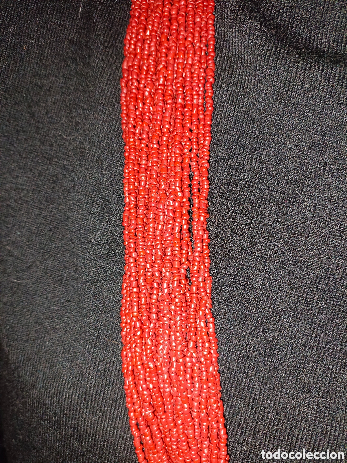 Joyeria: Collar de muchas vueltas rojo - Foto 5