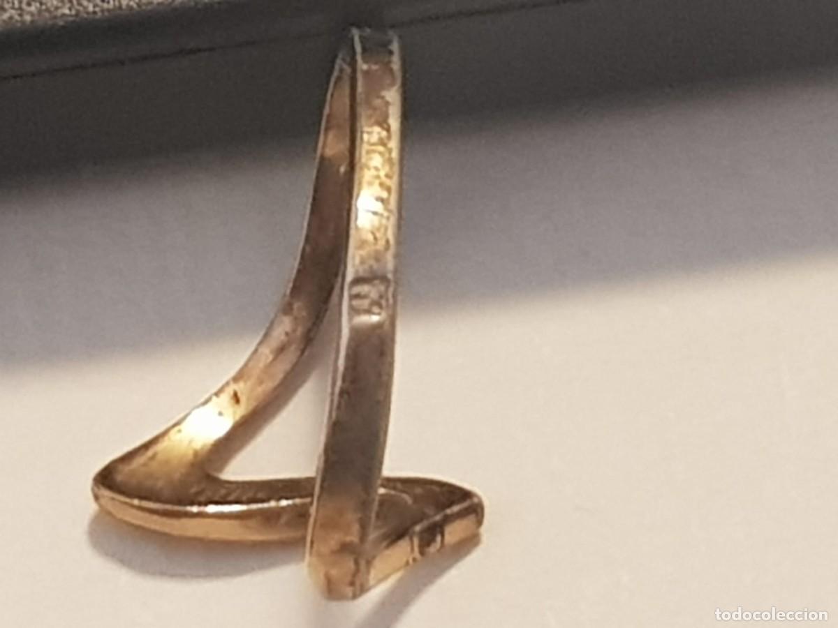 Joyeria: Anillo chapado en oro con marca - Foto 2