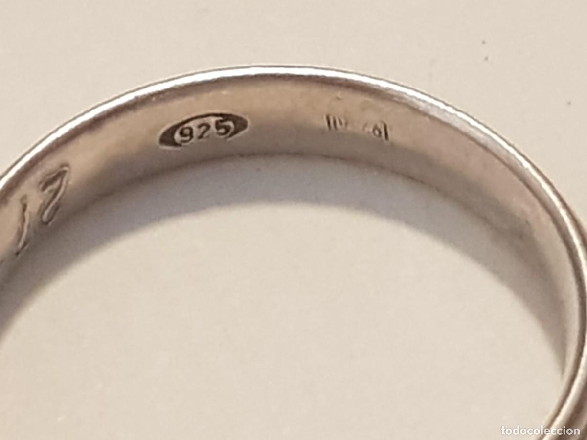 Joyeria: Anillo de compromiso de plata con piedra - Foto 2
