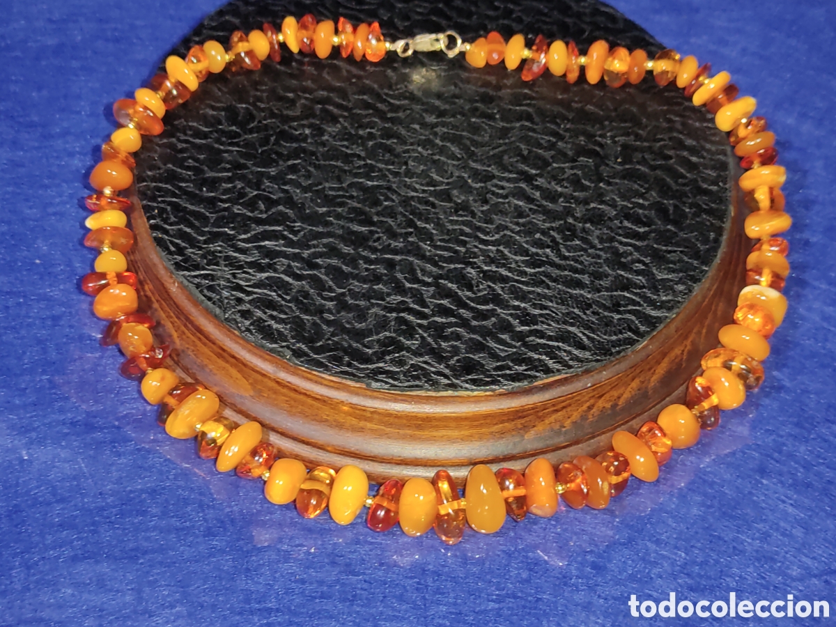 Joyeria: Collar &aacute;mbar del B&aacute;ltico original.Vintage. - Foto 2