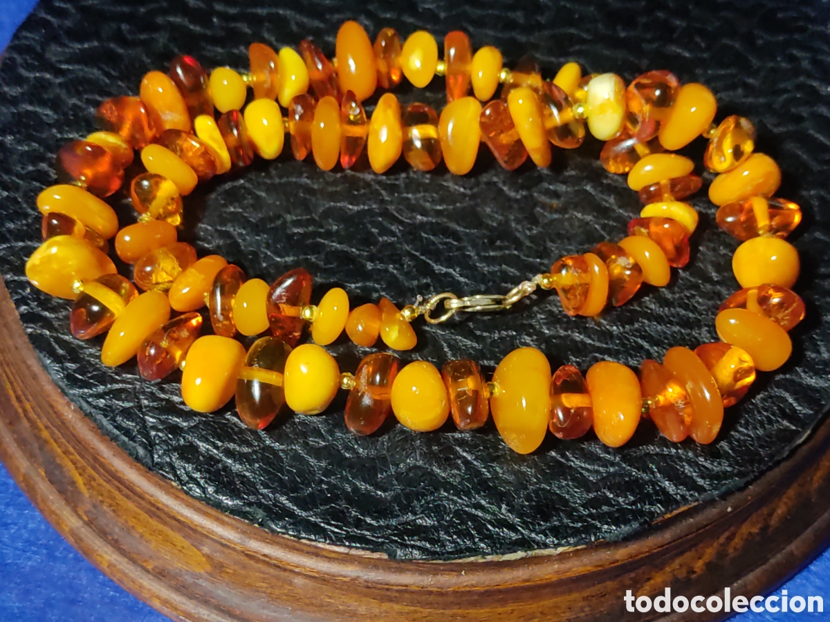 Joyeria: Collar &aacute;mbar del B&aacute;ltico original.Vintage. - Foto 4