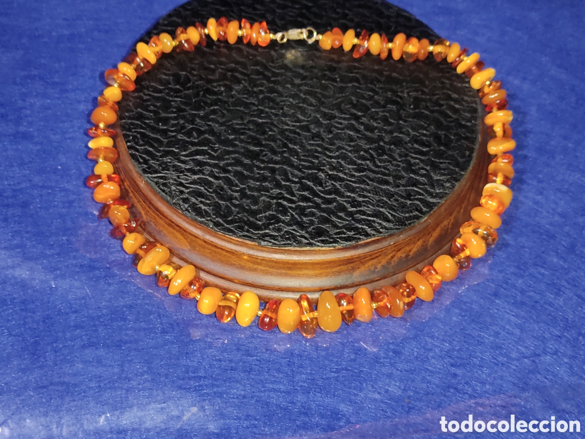 Joyeria: Collar &aacute;mbar del B&aacute;ltico original.Vintage. - Foto 1