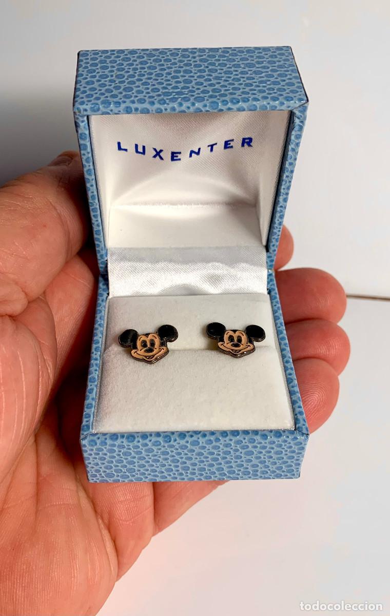 Joyeria: 2745.ESTUCHE CON PENDIENTES DE PLATA DE MICKEY (DISNEY) - Foto 1
