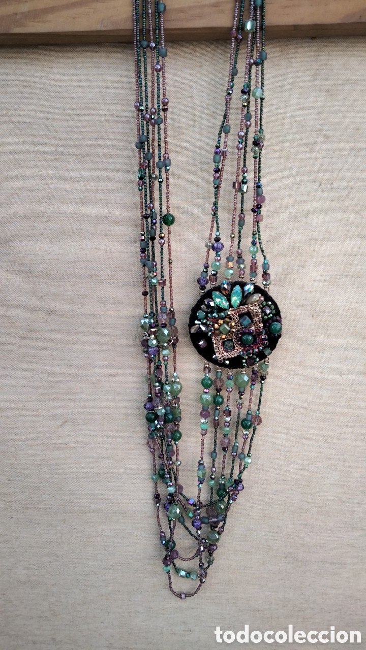 Joyeria: Collar largo de cristal austriaco - Foto 2
