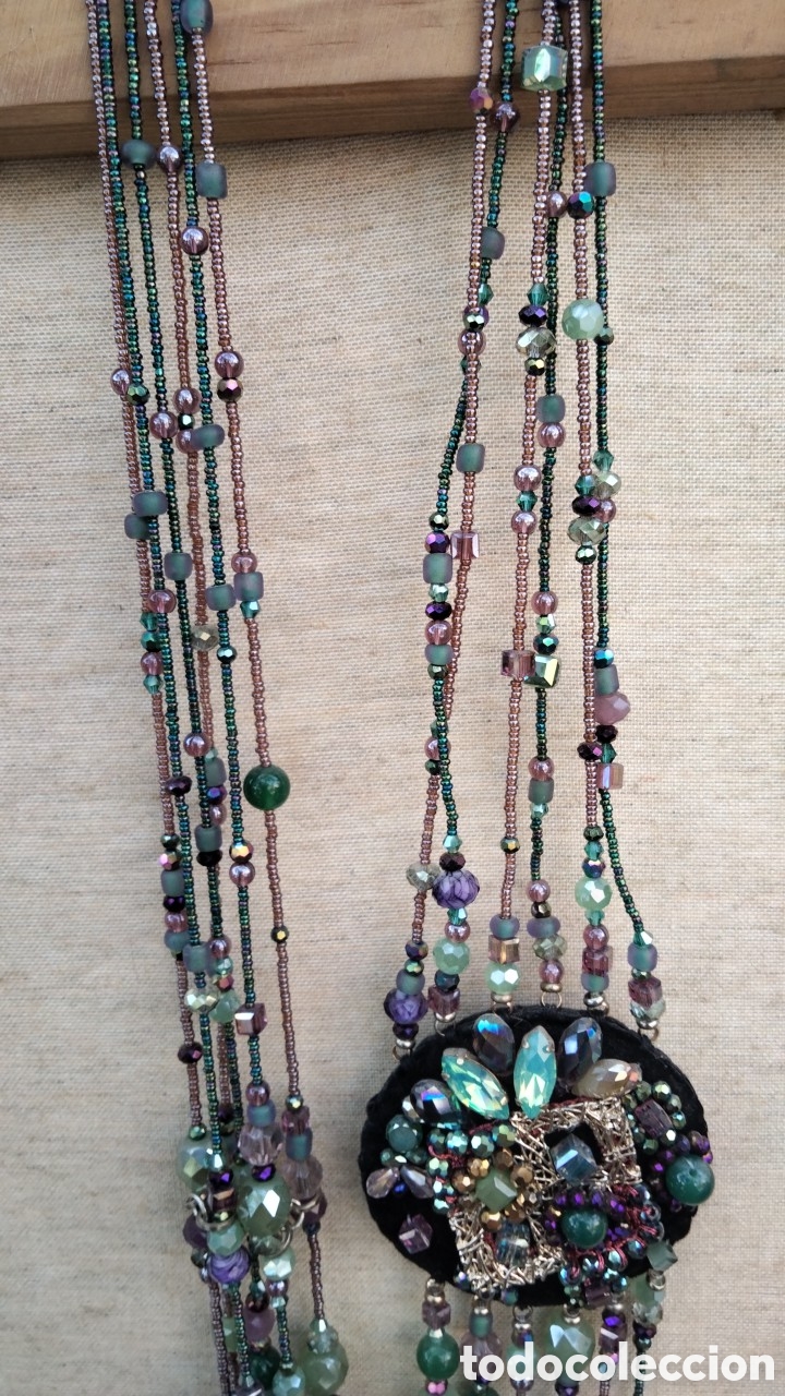 Joyeria: Collar largo de cristal austriaco - Foto 4
