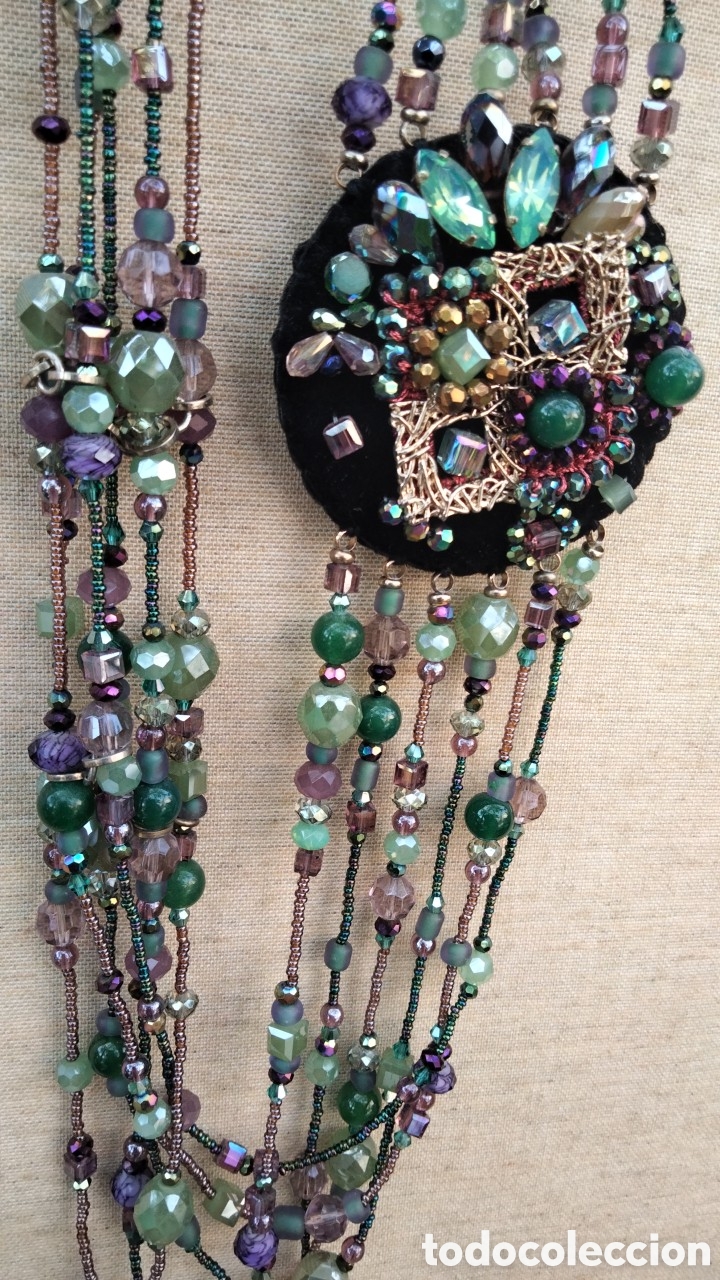 Joyeria: Collar largo de cristal austriaco - Foto 5
