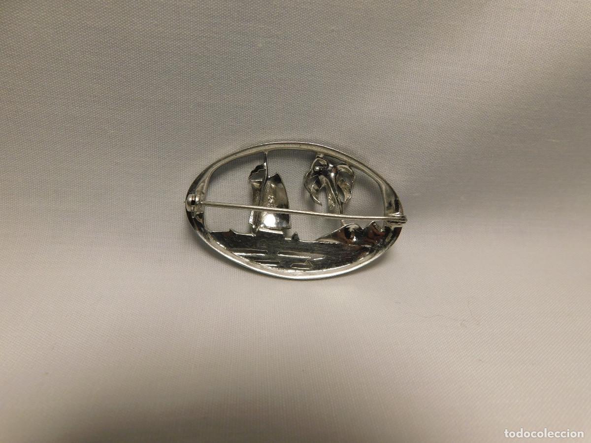 Joyeria: Broche Prendedor en plata .935 C/Marquesitas Isla - Foto 2