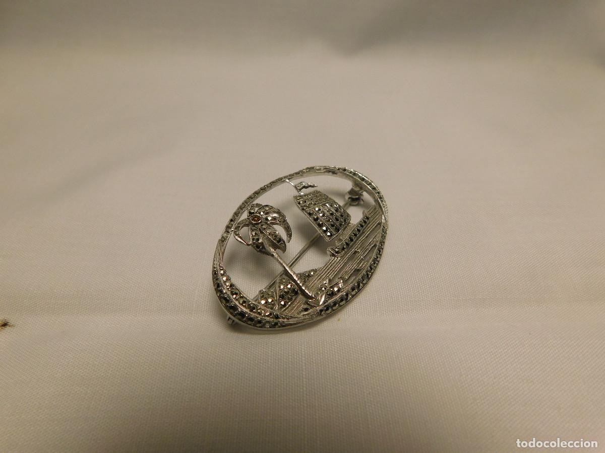 Joyeria: Broche Prendedor en plata .935 C/Marquesitas Isla - Foto 5