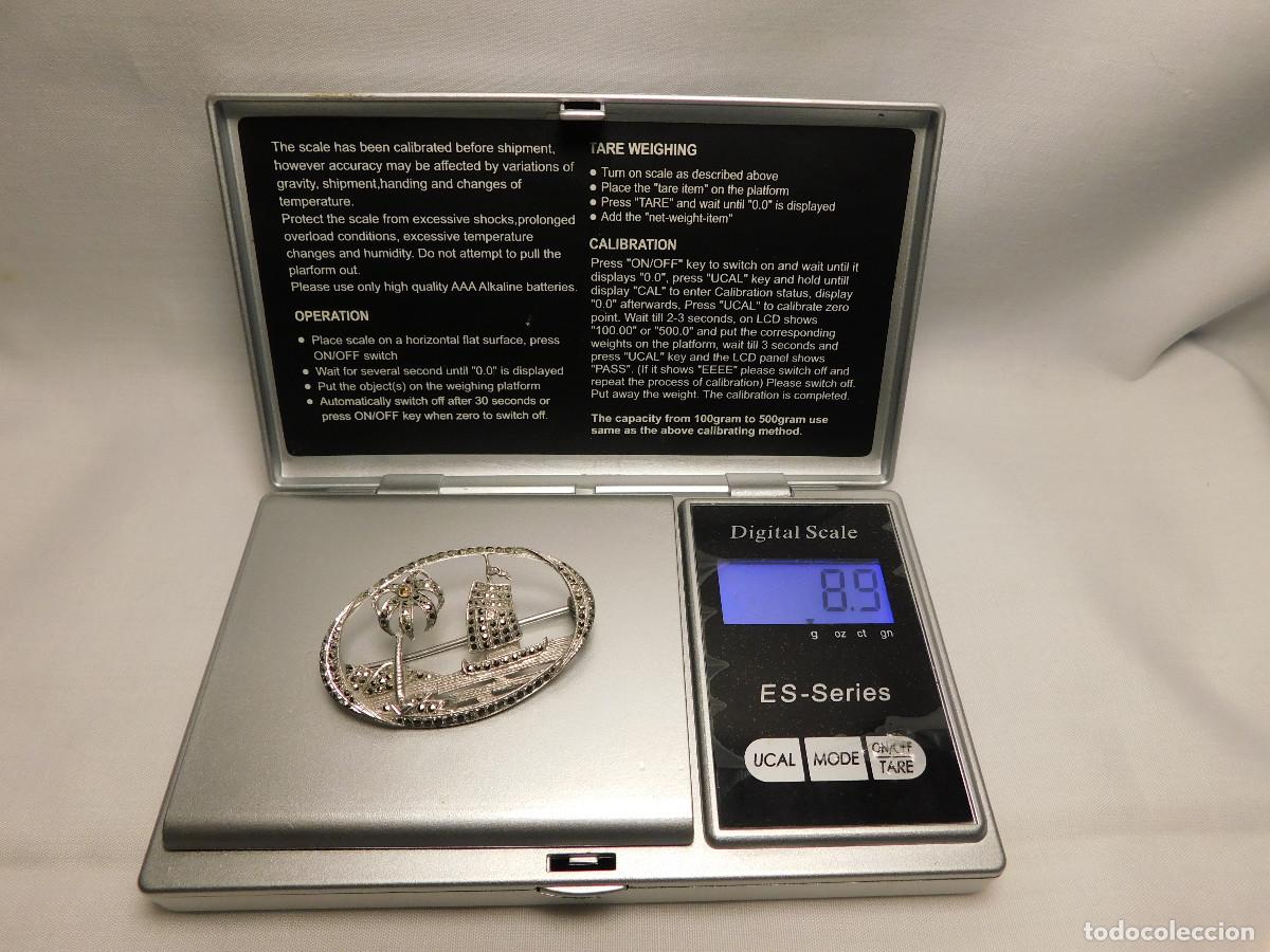 Joyeria: Broche Prendedor en plata .935 C/Marquesitas Isla - Foto 7