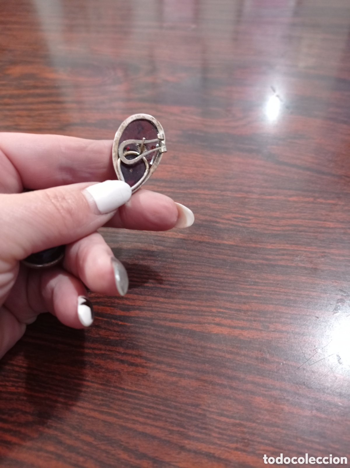 Joyeria: Pendientes de plata y &aacute;mbar B&aacute;ltico - Foto 2