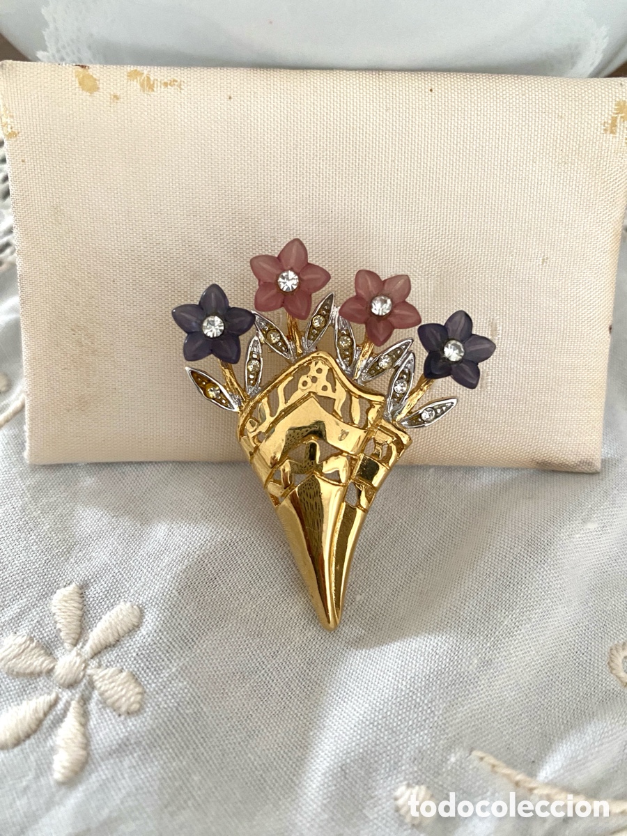 Joyeria: Broche vintage ramillete - Foto 3