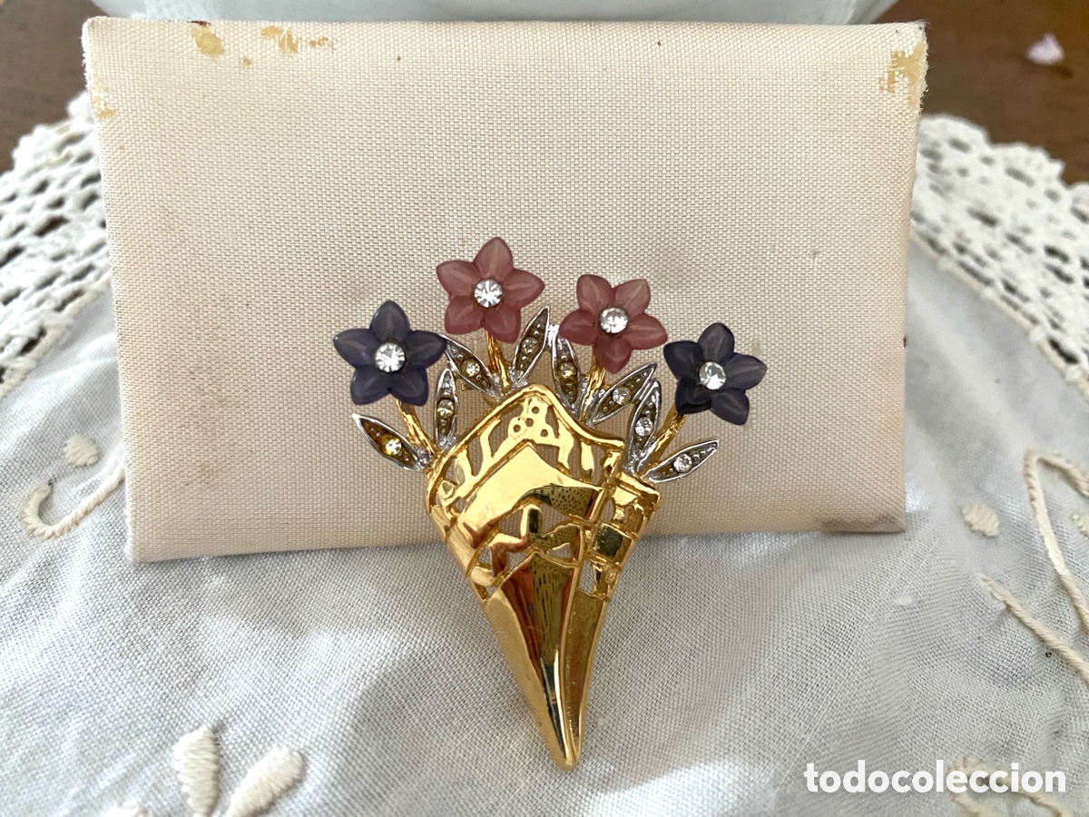 Joyeria: Broche vintage ramillete - Foto 4