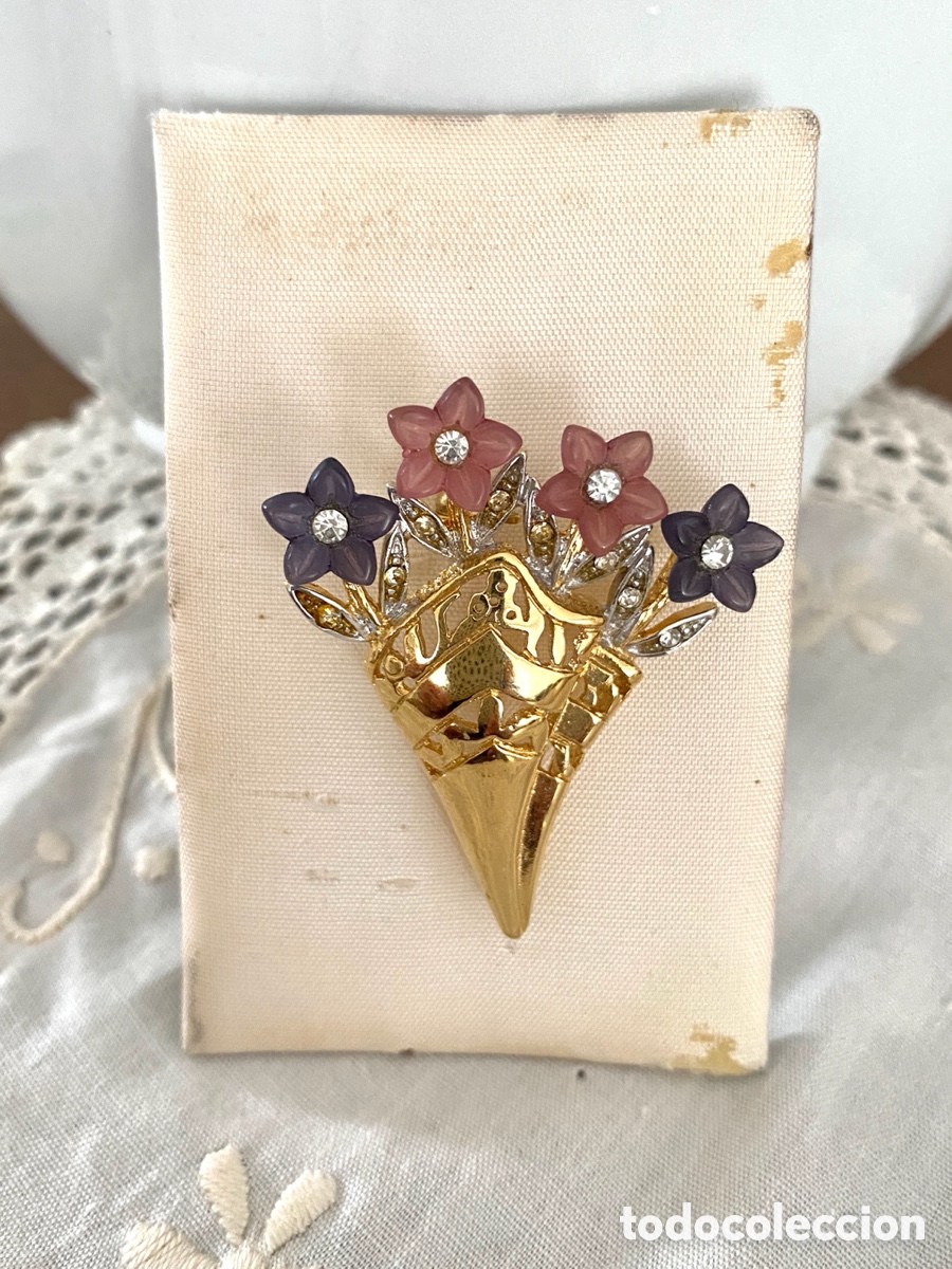 Joyeria: Broche vintage ramillete - Foto 5
