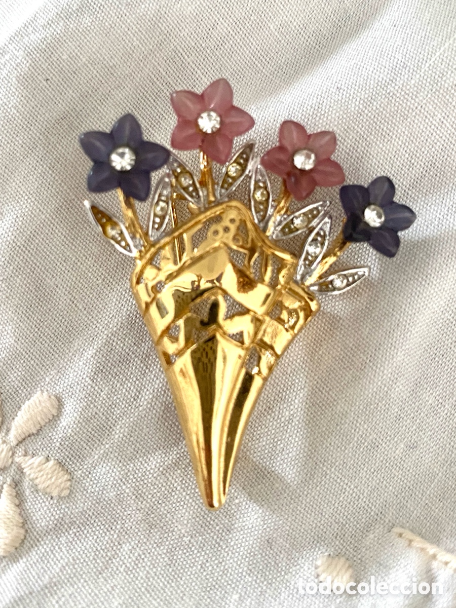 Joyeria: Broche vintage ramillete - Foto 1
