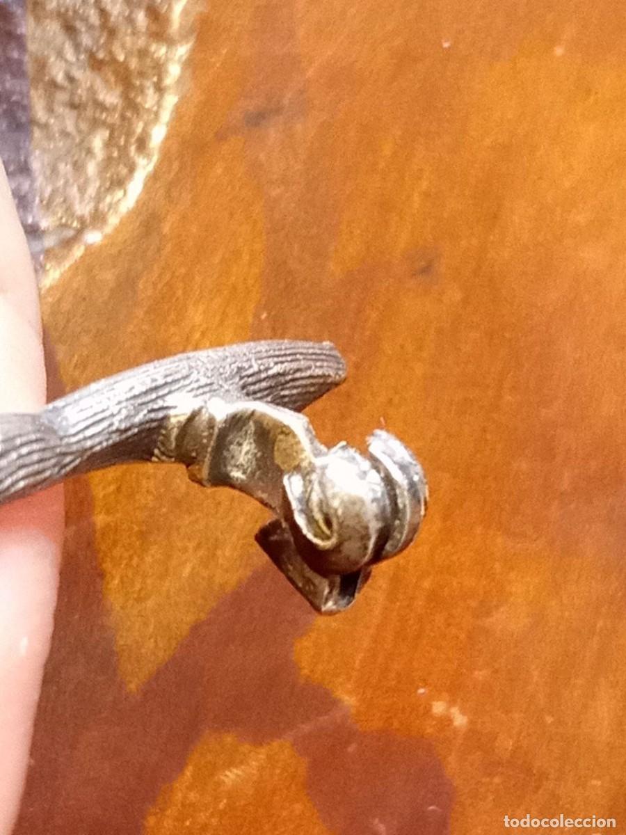 Joyeria: ANTIGUO BROCHE DE PLATA CON CRISTALES 5,2 CM - Foto 8