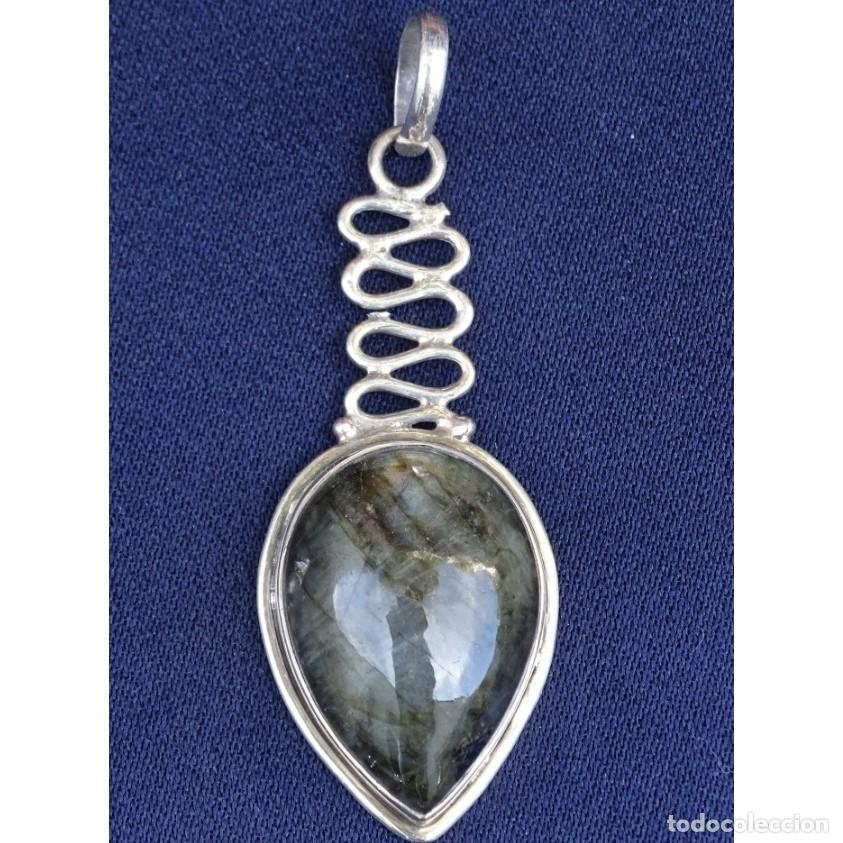 Joyeria: Colgante de plata y piedra Labradorite - Foto 1
