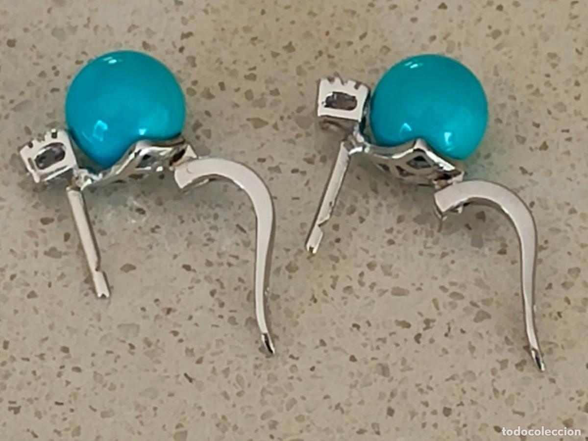 Joyeria: PENDIENTES ORO BRILLANTES Y TURQUESA - Foto 11