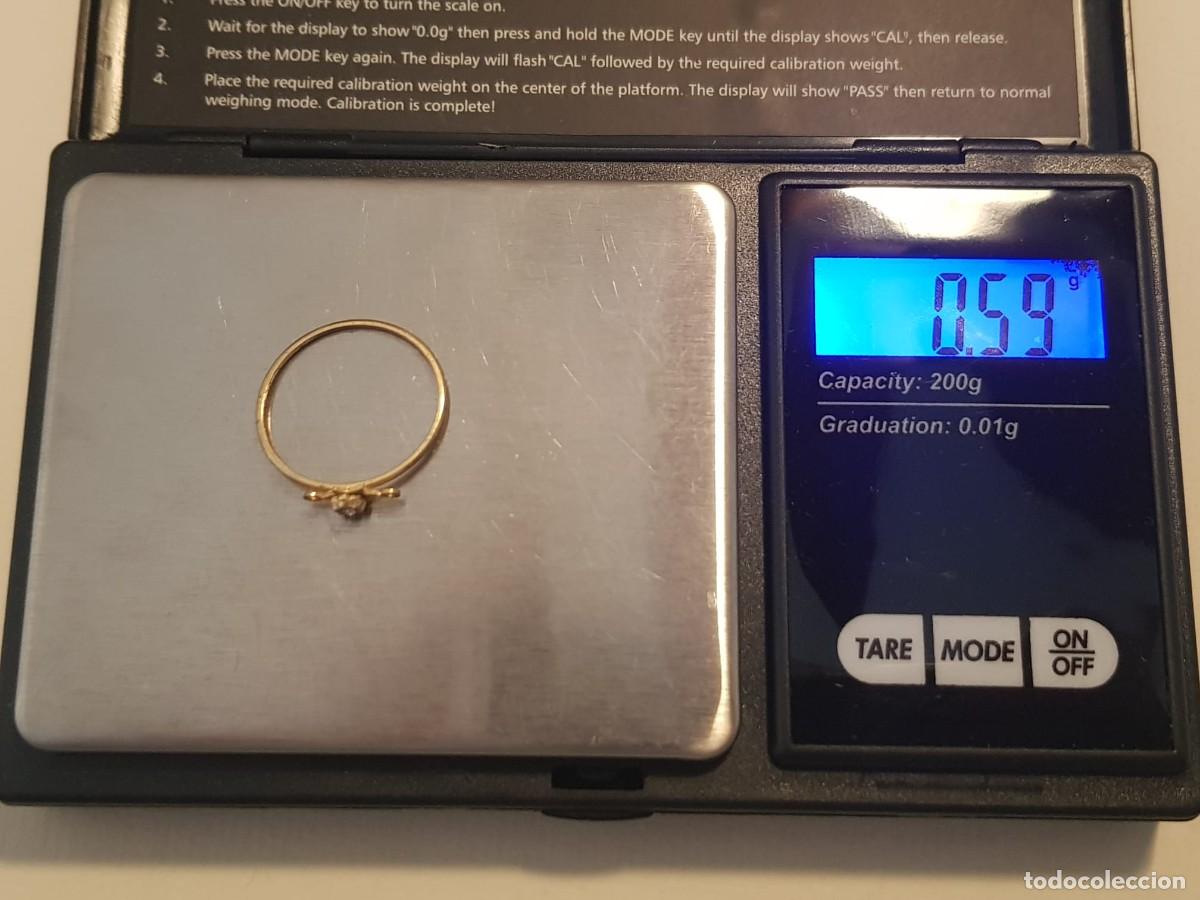 Joyeria: Anillo dorado ligero (0.59 gr.) - Foto 3