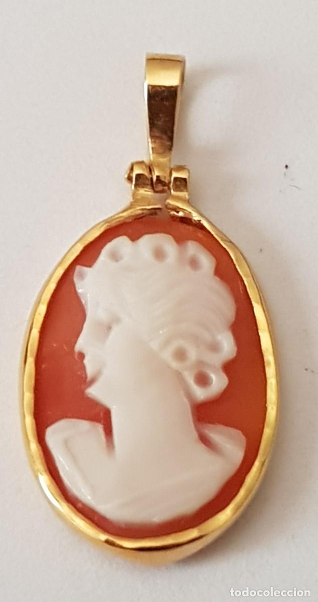 Joyeria: Colgante con Camafeo en oro 18 quilates - Foto 1