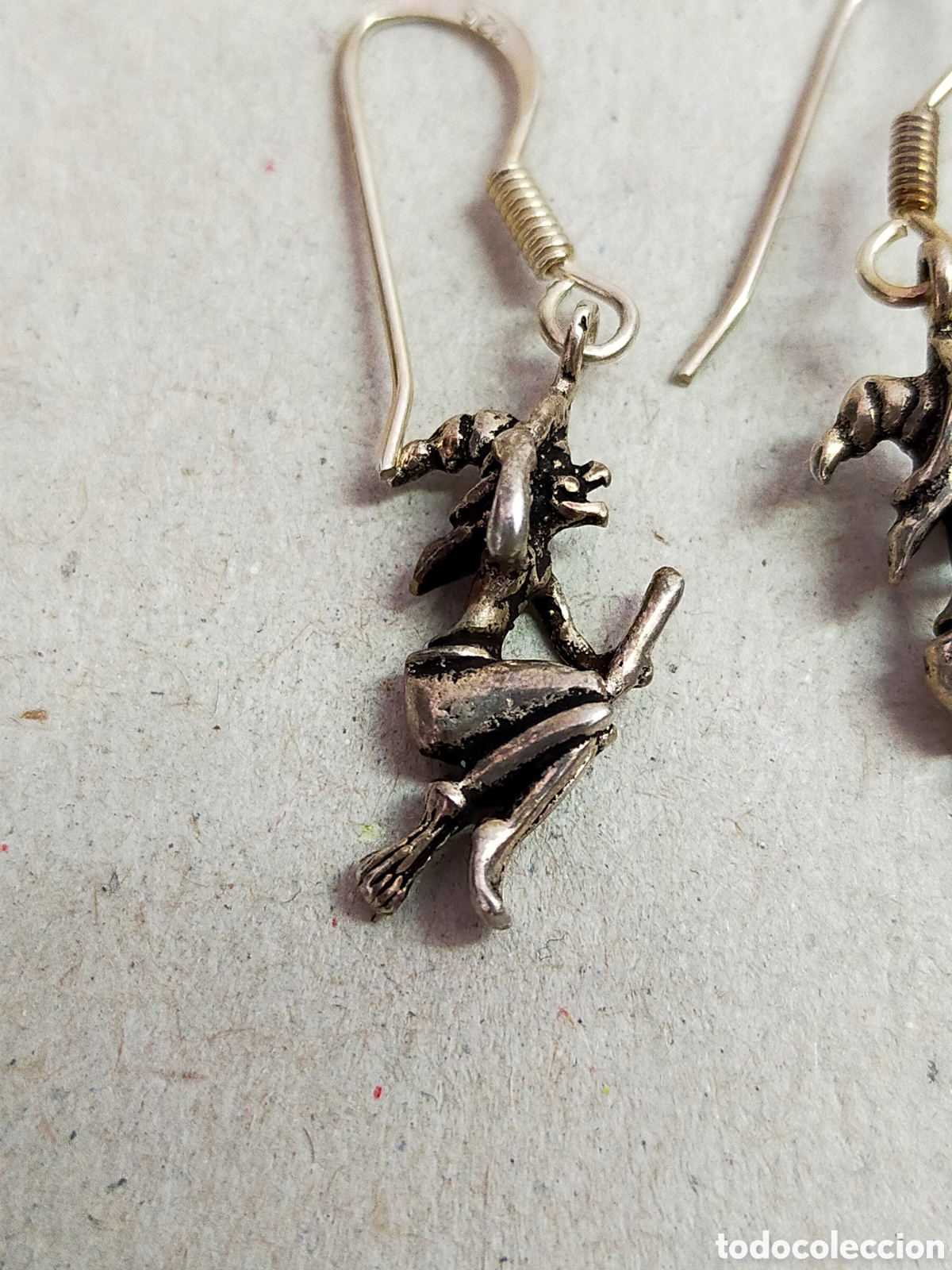 Joyeria: PENDIENTES DE PLATA DE BRUJITA. MARCAS. - Foto 4