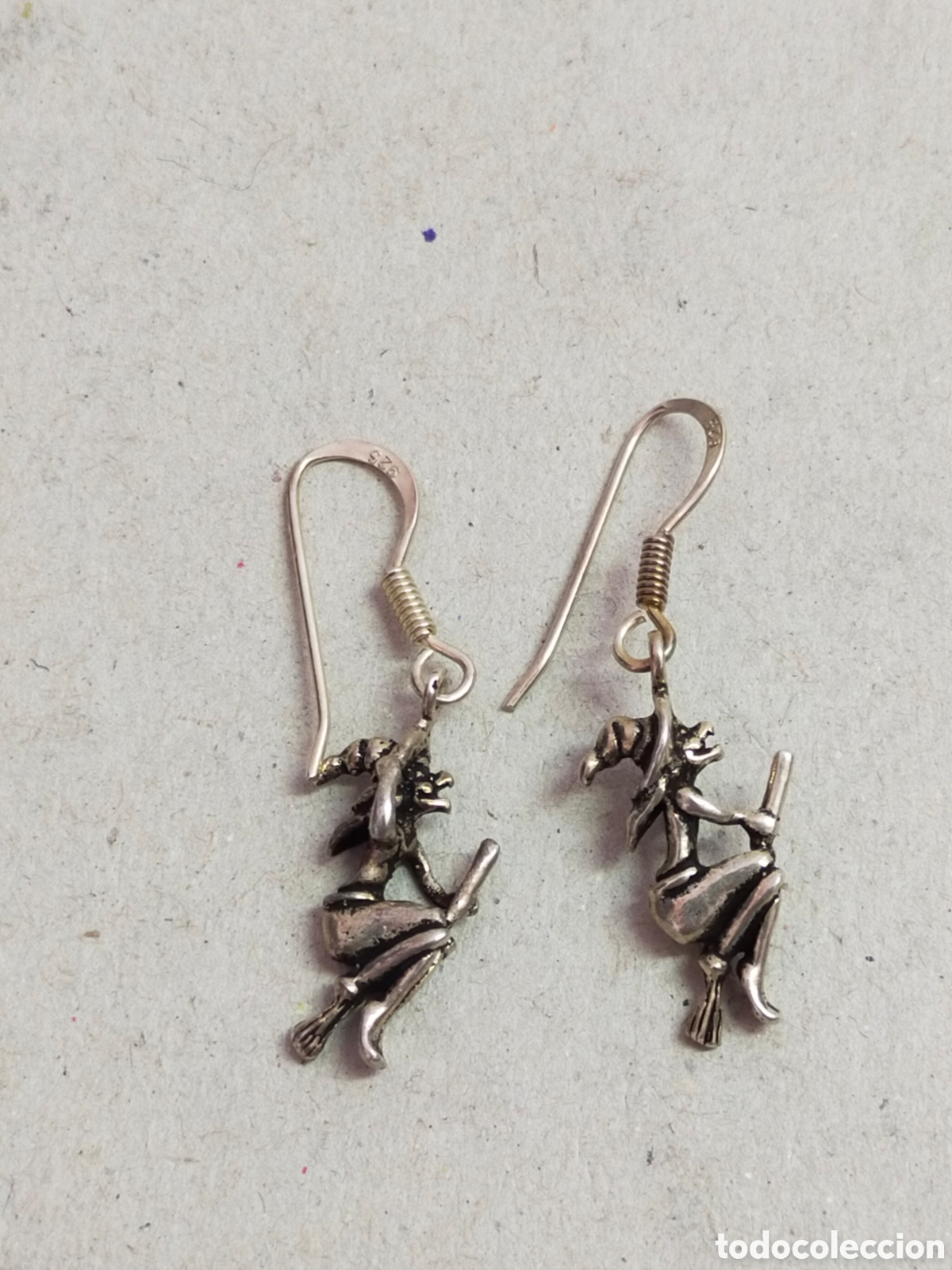 Joyeria: PENDIENTES DE PLATA DE BRUJITA. MARCAS. - Foto 7