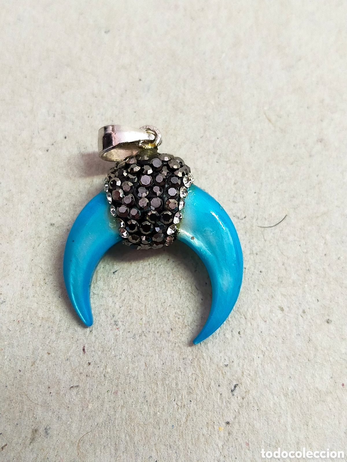 Joyeria: COLGANTE DE MEDIA LUNA EN PLATA. - Foto 2