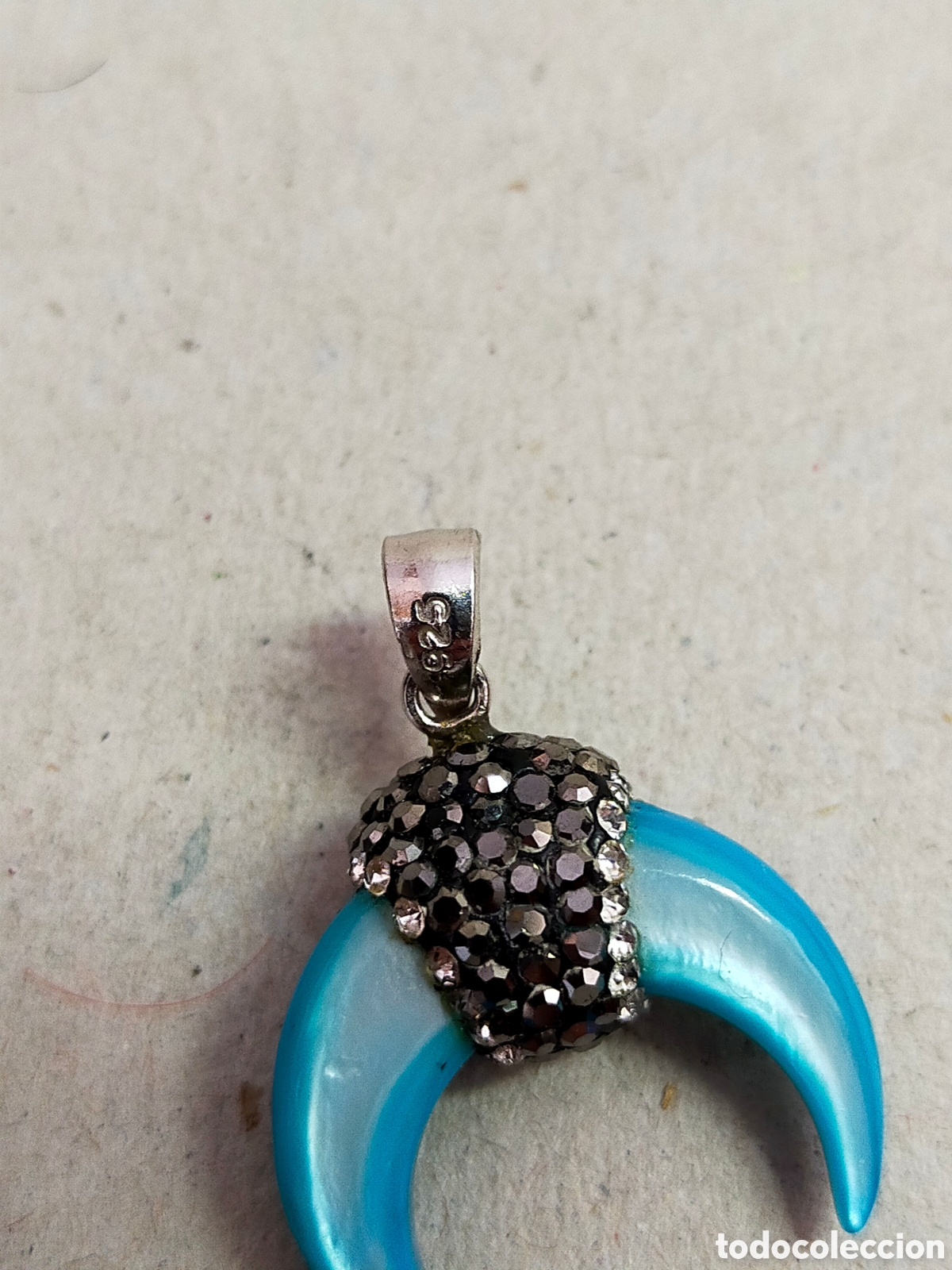 Joyeria: COLGANTE DE MEDIA LUNA EN PLATA. - Foto 5