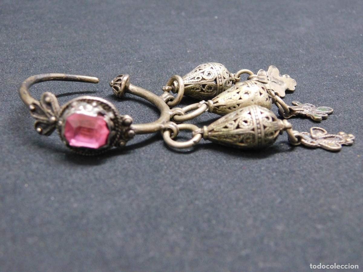 Joyeria: PENDIENTES DE PLATA - SIGLO XVIII - Foto 3